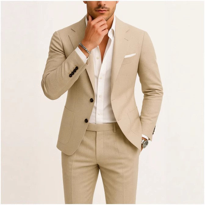 Jacket Trousers Two-piece Suit Man - Top Sales💳💵