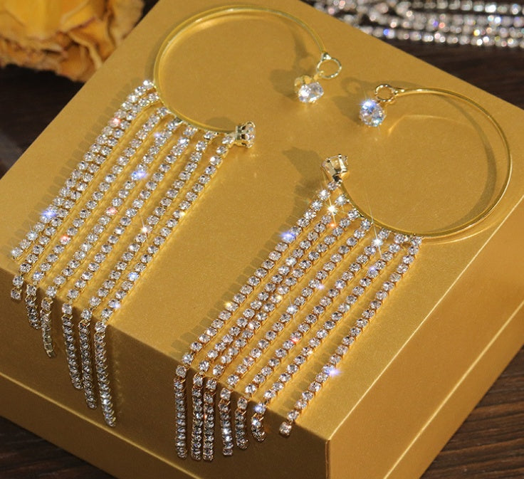 Fashionable And Simple Long Tassel Earrings - Top Sales💳💵