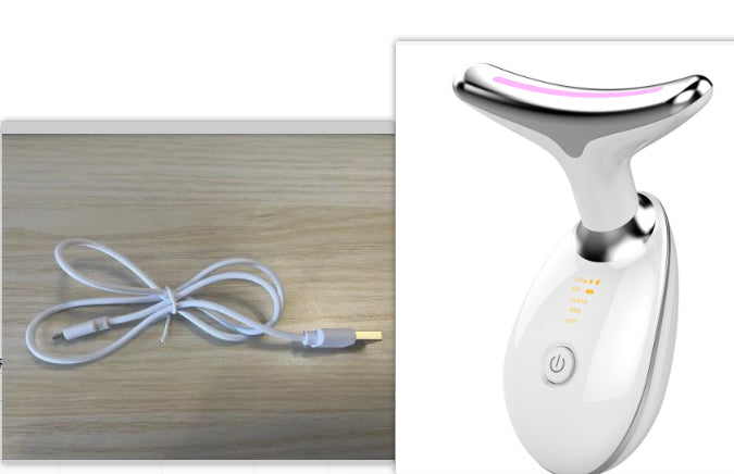 EMS Thermal Neck Lifting And Tighten Massager Electric Microcurrent Wrinkle Remover - Top Sales💳💵